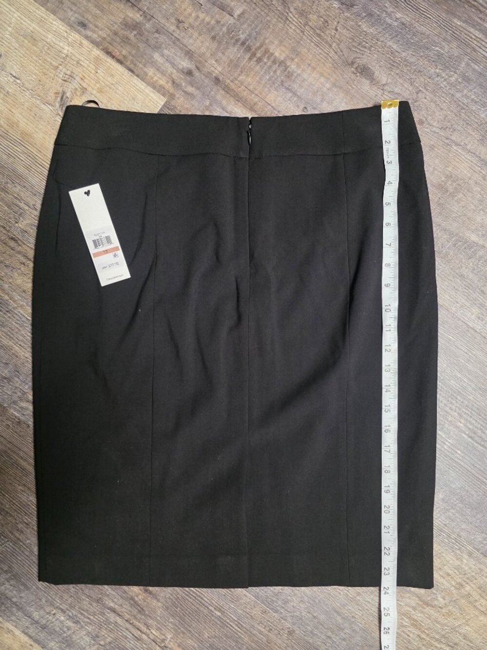 NWT Calvin Klein Black Pencil Skirt S2ST1705 Women's Size 12 Office Career Work - Picture 5 of 6
